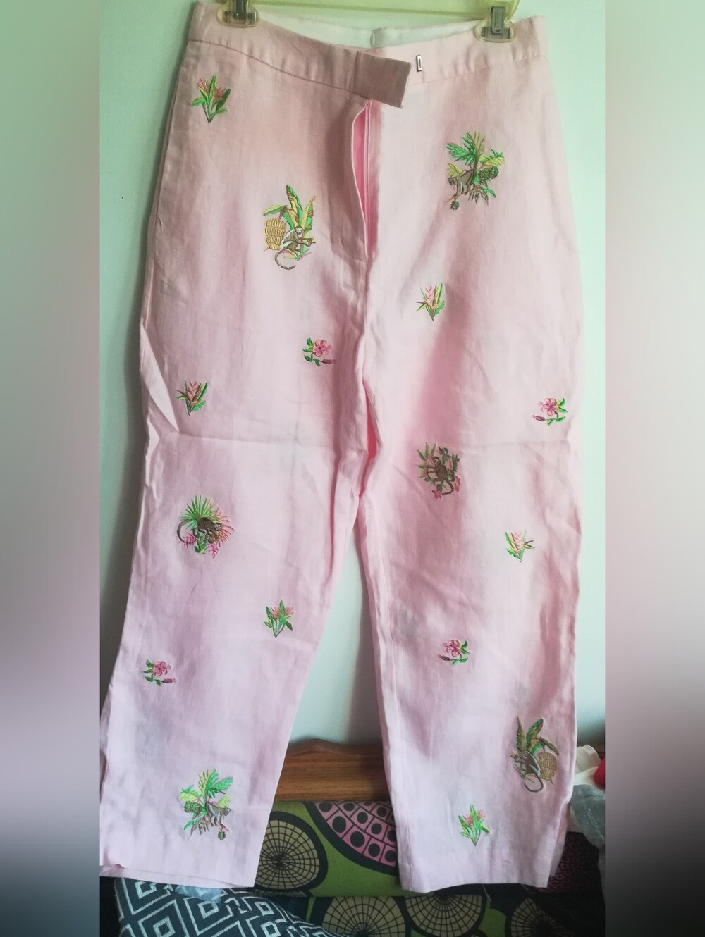 Pink Floral Kids Pajama Pants